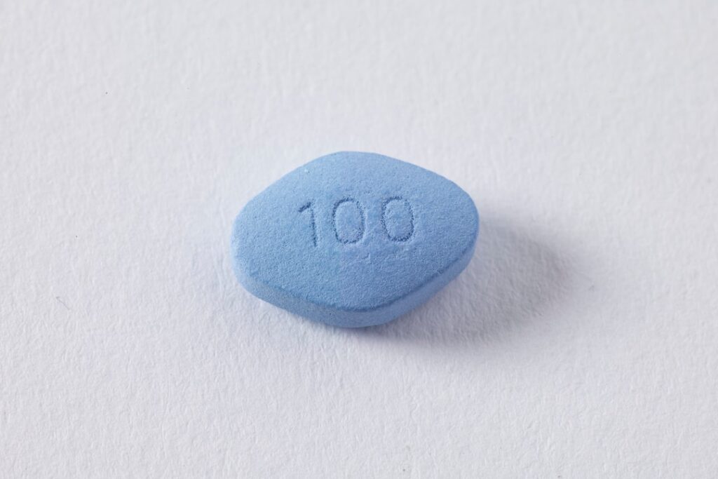 Blue tablet