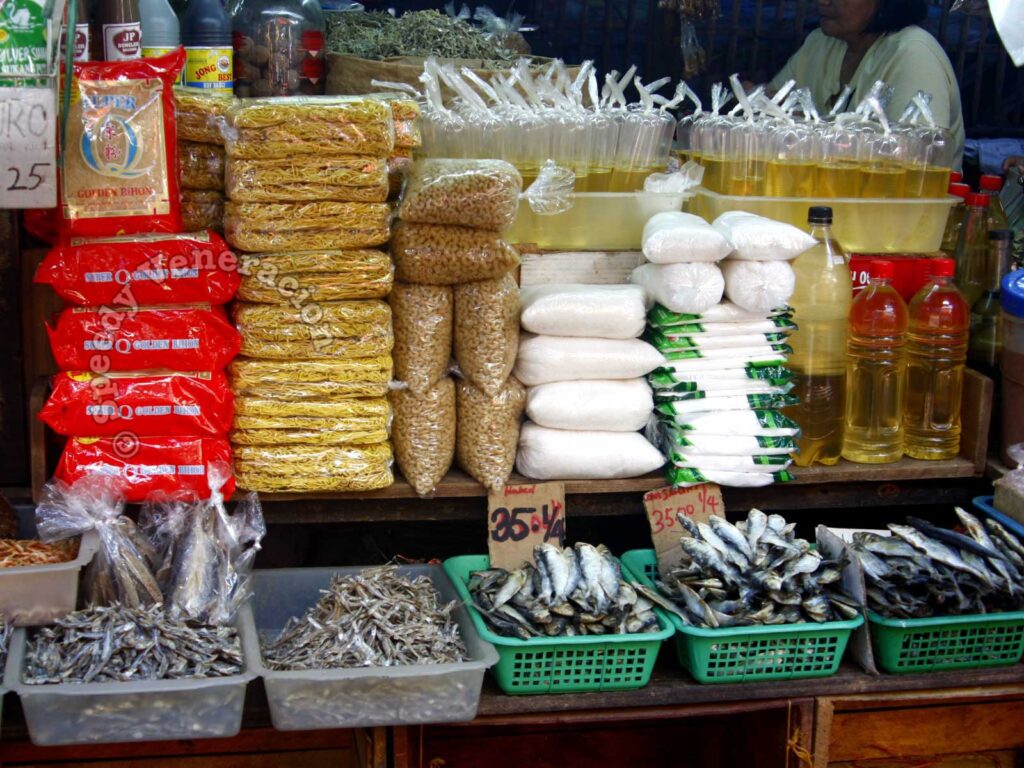 Repacked food items in the Philippines